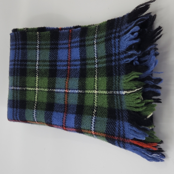 Other - Warm and Cozy Scotland Wool Scarf - Classic, Blue, Green, White & Red Plaid
